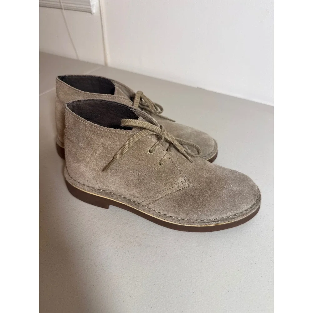 Clarks Bushacre 2 Taupe Suede Chukka Desert Boots Womens 7.5 26139553